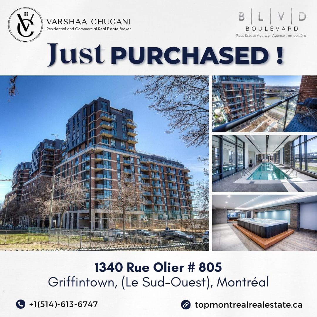 Condo purchased — a turn-key condo in Griffintown’s Gallery 1 has found its new owner.
